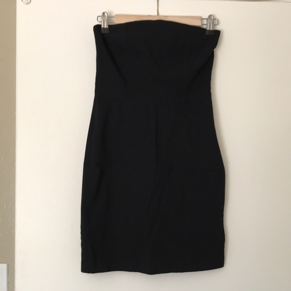 Bongo Black BodyCon Dress With Side Zipper